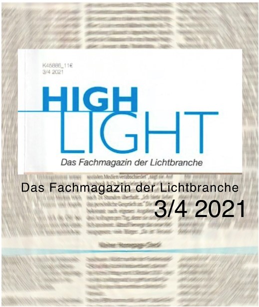 High Light, Das Fachmagazin der Lichtbranche 3/4 2021