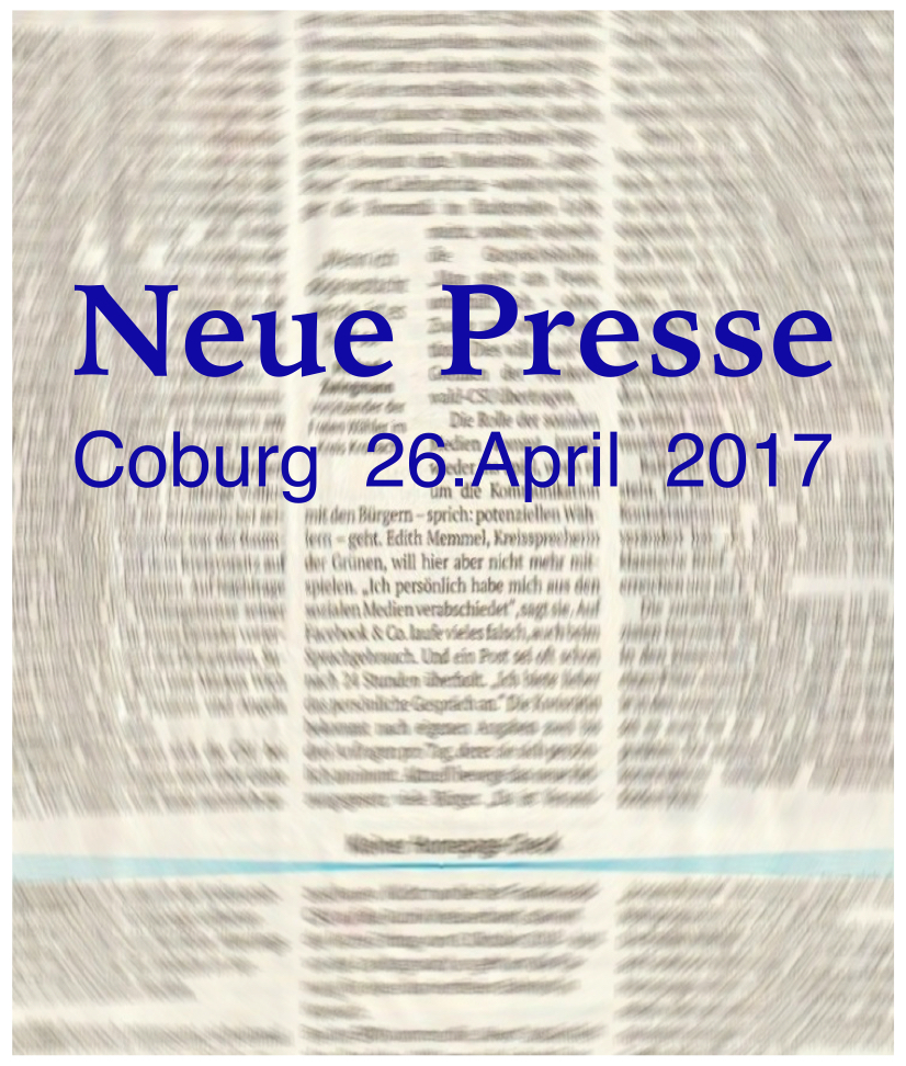 Neue Presse Coburg, 26.04.2017